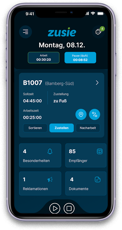 phone zusie start dark